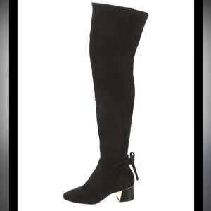NWT | Tory Burch Women's | US 9 gigi 50mm Over The Knee riding Boot Black